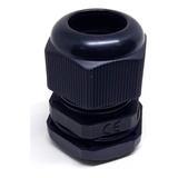 Kit 50 Prensa Cabo Cor Preto Modelo Pg9 Cnc