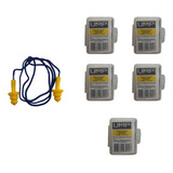 Kit 50 Protetor Auricular Tipo Plug Copolímero C  Cordão ALG