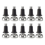 Kit 50 Sapata Niveladora Pé Para Móveis 3 16 Bucha Base 21mm