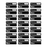 Kit 50 Tag Passivo Adesivo Cr5 A Linear Hcs Etiqueta Nice
