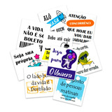 Kit 50 Tags Frases