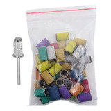 Kit 50 Tubos De Lixa 1 4 Pol Grão 80 Suporte Micro Retífica