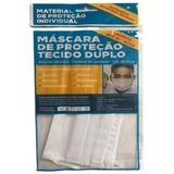 Kit 50 Un Máscara Tecido Lavável Não Descartável