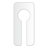 Kit 50 Unidades Separador Organizador Cabides Em Acrílico