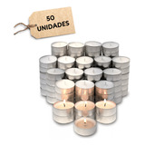 Kit 50 Velas Estilo Rechaud Com Suporte Em Alumínio Fondue
