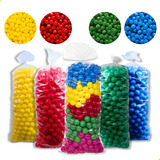 Kit 500 Bolinhas Coloridas