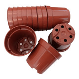 Kit 500 Vasos Pote 6 E 500 Vasos Pote 9 Marrom Para Plantas