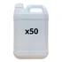 Kit 50x Galão 5l Virgem Vazio C  Tampa Para Fluidos Liquidos