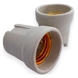 Kit 55 Receptáculo Bocal Soquete Porcelana Louça E27