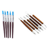 Kit 5estecas De Silicone kit De 6pçs Ferramenta De Modelagem
