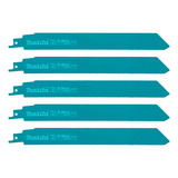 Kit 5pcs Lamina Serra Sabre 30cm 12pol Corte Metal Makita