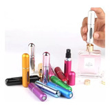 Kit 5pçs Mini Frasco Porta Perfume Recarregável Bolsa Viagem