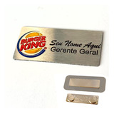 Kit 5un Broche Aço Crachá Boton Magnético Imã Personalizado