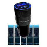 Kit 5un Carregador Veicular Usb Tipo C 3a Ultra Rápido