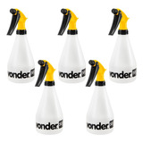 Kit 5un Pulverizador Manual 500ml Pu 500 Vonder Borrifador Cor Branco
