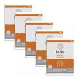 Kit 5x Chá Vitamínico Laranja E Cenoura 10 Sachês Leão