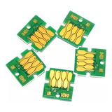 Kit 5x Chip Caixa Manutenção Epson L6161 L6171 L6191 L14150