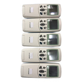 Kit 5x Controle Para Ar Condicionado LG Split Universal