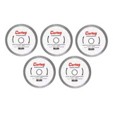 Kit 5x Disco Diamantado Cortag 110mm F20mm 60863 Porcelanato Cor Branco