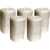 Kit 5x Faixa Atadura Rayon Bandagem 7 5cm X 5 Metros Estéril