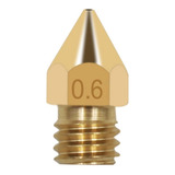 Kit 5x Nozzle 0 6mm Bico Mk8 1 75mm Impressora 3d Ender Tevo