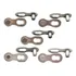 Kit 5x Power Link Emenda Rápida 10v Corrente Bike Mtb Speed