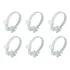 Kit 6 Abraçadeira Nylon C/clip Fixação Lada Laika