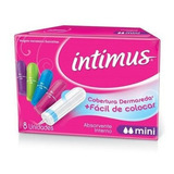 Kit 6 Absorvente Intimus Interno Mini C 8