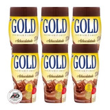 Kit 6 Achocolatado Diet Em Pó Premium Gold 200g