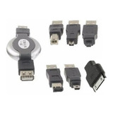 Kit 6 Adaptador Cabo Usb Firewire