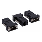 Kit 6 Adaptador Extensor Vga Video