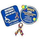 Kit 6 Adesivos De Conscientização Do Autismo PCD Sinais E Rótulos Para Carros Caminhões Ônibus Bicicletas Motocicletas ATVs E Barcos