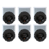 Kit 6 Alto Falantes Jbl 6trfx50 Com Arandelas Som Ambiente