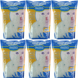 Kit 6 Areia Sílica Cristais Grossa Chalesco 1 8kg promoção 