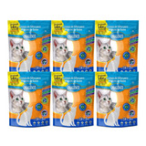 Kit 6 Areias Sanitária Cristais Sílica Grossa 1 4kg Chalesco