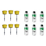 Kit 6 Armadilha E 12 Litros De Atrativo De Moscas Target