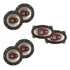 Kit 6 Auto Falante Bravox 6 + 4x6 S10 Cabine Dupla Originais