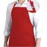 Kit 6 Aventais Brim Churrasco Evento Garçom Bar Atendimento Cor Vermelho Desenho Do Tecido Liso