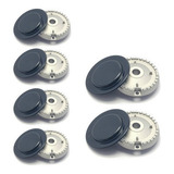Kit 6 Bacias 6 Tampinhas Para Fogao Brastemp Bys6 2gd 4pq