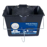 Kit 6 Balde De Pintura Plástico C alça De Metal 15 Litros