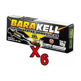 Kit 6 Barakell Mata Baratas Gel Baratinha Francesa Germanica