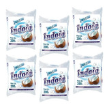 Kit 6 Barra De Sabão Oleo De Coco Natural Suave Indaiá Coc
