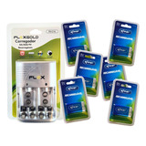 Kit 6 Bateria Recarregav
