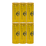 Kit 6 Bateria18500 Li