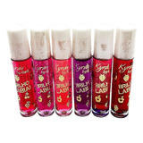 Kit 6 Batom Gloss Labial Infantil