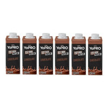 Kit 6 Bebidas Yo Pro Whey 15 Gramas Protein Chocolate 250ml