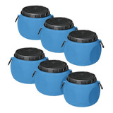 Kit 6 Biriplast Eco Bombona Nova 30 L Reservatório De Agua