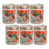 Kit 6 Biscoito De Arroz Integral Grande 7 Grãos Kodilar 80g