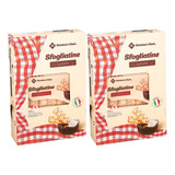 Kit 6 Biscoito Folhado Sfogliatine Glassate Italiano 200gr