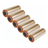 Kit 6 Bobina Rolo Filme Pvc 28cm X 100 Metros 600 Metros 